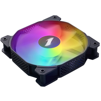  Вентилятор 1STPLAYER F1R Black (F1R-BK-3P) / 120mm Reverse FRGB 3pin 12V 1100rpm 38.98cfm 21.97dBA / Bulk 