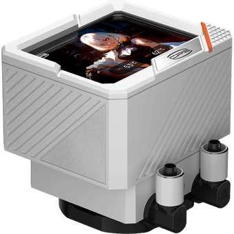  СВО PCCOOLER GT360 Display (gt360-whawxy-gl), LCD, 4-pin, ARGB, 120мм, белый, retail 