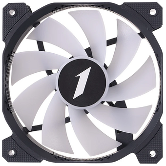  Вентилятор 1STPLAYER F1R Black (F1R-BK-3P) / 120mm Reverse FRGB 3pin 12V 1100rpm 38.98cfm 21.97dBA / Bulk 