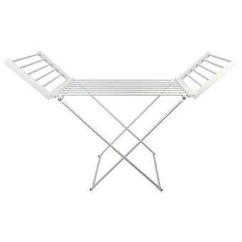  Сушилка для белья Laima Home 700978 напольная, электрическая, раскладная, алюминиевая, три зоны сушки, нагрев 60°С 