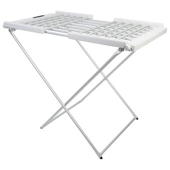  Сушилка для белья Laima Home 700979 напольная, электрическая, раскладная, три зоны сушки, алюминиевая, таймер/регулировка темп. 45-70°С 