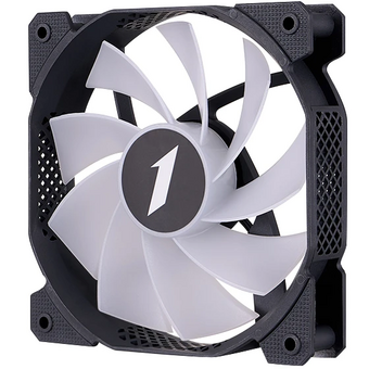  Вентилятор 1STPLAYER F1R Black (F1R-BK-3P) / 120mm Reverse FRGB 3pin 12V 1100rpm 38.98cfm 21.97dBA / Bulk 