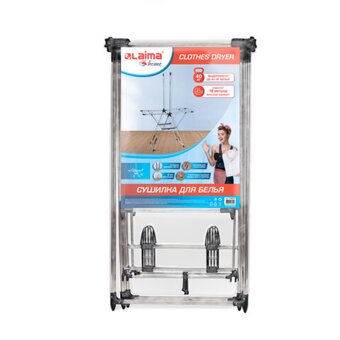  Сушилка для белья Laima Home 700474 Grandiose STAR раскладная 6 зон сушки, 18 метров 