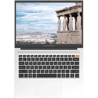  Ноутбук Maibenben B114C-R576UMF1SPSRE2 14"(1920x1200 IPS (60Hz)/AMD Ryzen 5 7640HS(4.3Ghz)/16384Mb/512PCISSDGb/Int:AMD Radeon 760M/Cam/BT 