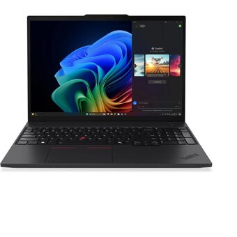  Ноутбук Lenovo ThinkPad T16 (21QN0049FW) 16" WUXGA IPS 300N/Ryzen AI 5 PRO 340/16Gb/512Gb SSD/UMA/DOS/Black 