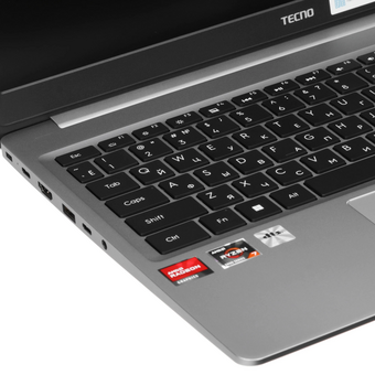  Ноутбук TECNO MegaBook K15SDA (71003300503) AMD Ryzen 7 5825U/16Gb/SSD512Gb/15.6"/IPS/FHD/1920x1080/60Hz/Win11/Grey/1.7kg 