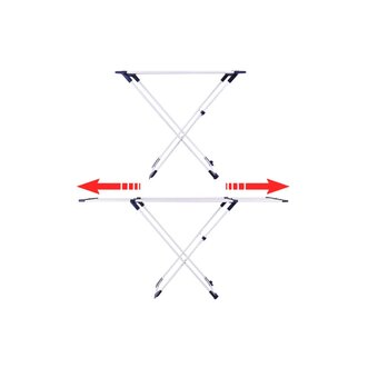  Сушилка для белья Laima Home 607808 раскладная, 3 сушильные зоны, 20 метров 