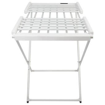  Сушилка для белья Laima Home 700979 напольная, электрическая, раскладная, три зоны сушки, алюминиевая, таймер/регулировка темп. 45-70°С 