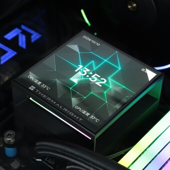  СВО Thermalright Hyper Vision 360 ARGB Black / 3x120mm ARGB PWM Fans 