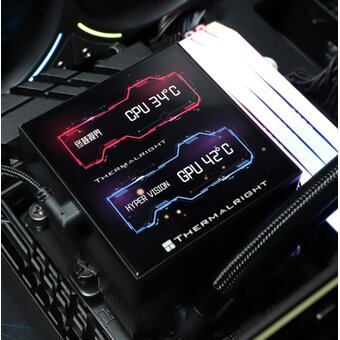  СВО Thermalright Hyper Vision 360 ARGB Black / 3x120mm ARGB PWM Fans 