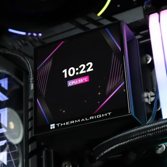  СВО Thermalright Hyper Vision 360 ARGB Black / 3x120mm ARGB PWM Fans 