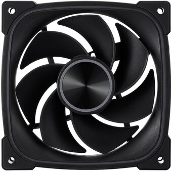  Вентилятор 1STPLAYER FN7R Black (FN7R-BK) / 120mm ARGB 3pin 5V PWM 4pin 12V 600-1800rpm 38.39cfm 31.28dBA / Bulk 
