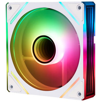  Вентилятор 1STPLAYER FC7R White (FC7R-WH) / 120mm Reverse ARGB 3pin 5V PWM 4pin 12V 600-1800rpm 47.65cfm 32.2dBA / Bulk 