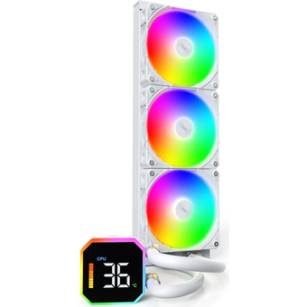  СВО Montech HyperFlow Digital 360 White / 3x120mm ARGB fans 