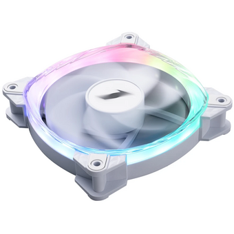  Вентилятор 1STPLAYER FS7R White (FS7R-WH) / 120mm Reverse ARGB 3pin 5V PWM 4pin 12V 600-800rpm 47.65cfm 32.2dBA / Bulk 