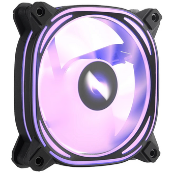  Вентилятор 1STPLAYER FB7 Black (FB7-BK) / 120mm ARGB 3pin 5V PWM 4pin 12V 600-1800rpm 45.12cfm 47.2dBA / Bulk 