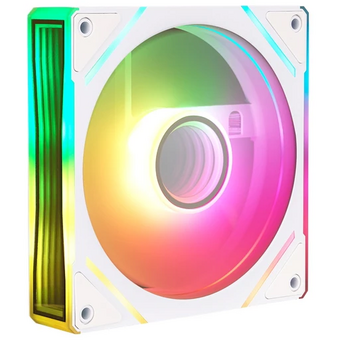  Вентилятор 1STPLAYER FC7R White (FC7R-WH) / 120mm Reverse ARGB 3pin 5V PWM 4pin 12V 600-1800rpm 47.65cfm 32.2dBA / Bulk 