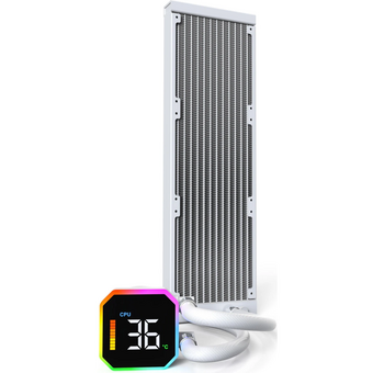  СВО Montech HyperFlow Digital 360 White / 3x120mm ARGB fans 