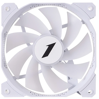  Вентилятор 1STPLAYER F1R White (F1R-WH-3P) / 120mm Reverse FRGB 3pin 12V 1100rpm 38.98cfm 21.97dBA / Bulk 