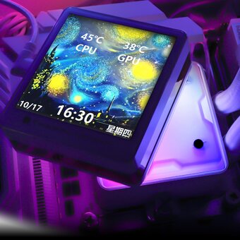  СВО Thermalright Grand Vision 360 ARGB White / 3x120mm ARGB PWM Fans / TRGV360AW 