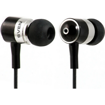  Наушники SVEN E-10 BK алюминий 