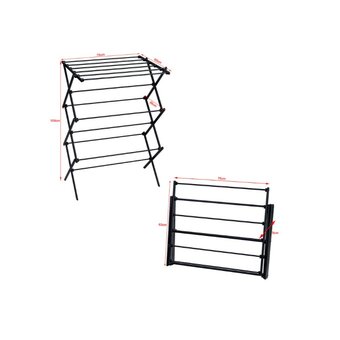  Сушилка для белья Laima Home 700473 Ladder Black раскладная 4 уровня, 10 метров 