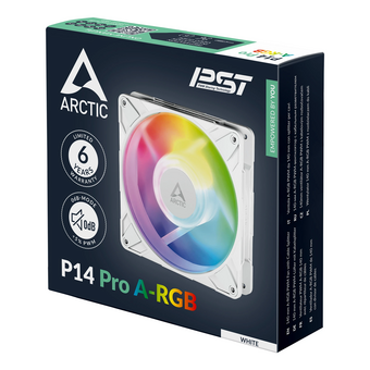  Вентилятор ARCTIC P14 Pro A-RGB (White) - (ACFAN00318A) retail 