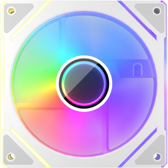  Вентилятор 1STPLAYER FC7 White (FC7-WH) / 120mm ARGB 3pin 5V PWM 4pin 12V 600-1800rpm 47.65cfm 32.2dBA / Bulk 
