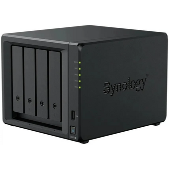  Сетевое хранилище Synology DS425+ (4x2.5"/3.5" SATA, Intel Celeron J4125/4x2GHz, 2GB DDR4, 1x2,5 Гбит/с, 1x1 Гбит/с) 