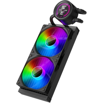  СВО 1STPLAYER TS4 240 Black (TS4-240-BK) / 2x120mm, ARGB, IPS display 