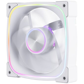  Вентилятор 1STPLAYER FN7R White (FN7R-WH) / 120mm ARGB 3pin 5V PWM 4pin 12V 600-1800rpm 38.39cfm 31.28dBA / Bulk 