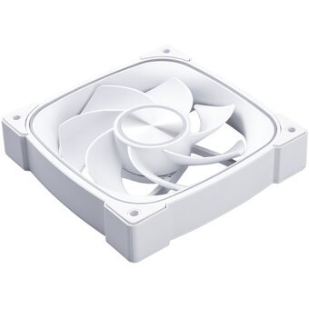  Вентилятор 1STPLAYER FN7R White (FN7R-WH) / 120mm ARGB 3pin 5V PWM 4pin 12V 600-1800rpm 38.39cfm 31.28dBA / Bulk 