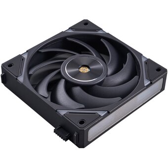  Вентилятор 1STPLAYER XF7 Black (XF7-BK-1IN1) / 120mm ARGB 3pin 5V PWM 4pin 12V 600-2000rpm 56.8cfm 33.12dBA 