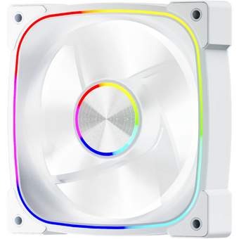  Вентилятор 1STPLAYER FN7 White (FN7-WH) / 120mm ARGB 3pin 5V PWM 4pin 12V 600-1800rpm 39.4cfm 28.95dBA / Bulk 