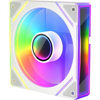  Вентилятор 1STPLAYER FC7 White (FC7-WH) / 120mm ARGB 3pin 5V PWM 4pin 12V 600-1800rpm 47.65cfm 32.2dBA / Bulk 