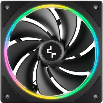  Вентилятор DEEPCOOL FL12R SE 3 IN 1 120x120x25мм Reverse (PWM, ARGB, черный, 400-1500об/мин) Color Box 