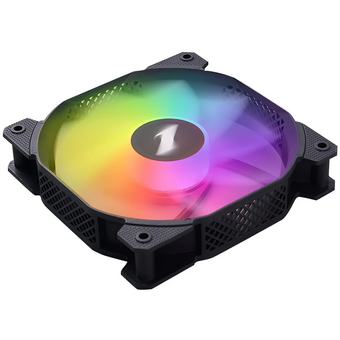  Вентилятор 1STPLAYER F7R Black (F7R-BK) / 120mm Reverse ARGB 3pin 5V PWM 4pin 12V 600-1800rpm 56.34cfm 36.99dBA / Bulk 