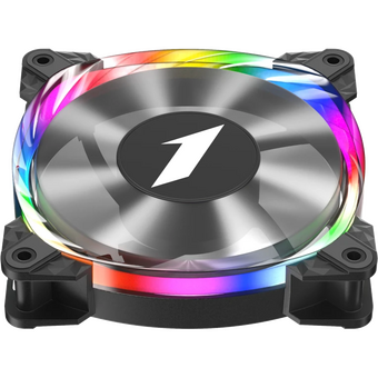  Вентилятор 1STPLAYER FS7 Black (FS7-BK) / 120mm ARGB 3pin 5V PWM 4pin 12V 600-800rpm 47.65cfm 32.2dBA / Bulk 