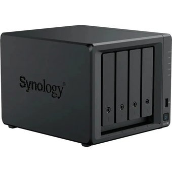  Сетевое хранилище Synology DS925+ (4x2.5"/3.5" SATA HDD/SSD, AMD Ryzen R1500B/4x2.2GHz, 4GB DDR4, 2x1 Гбит/с, 2xUSB) 