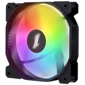  Вентилятор 1STPLAYER F7 Black (F7-BK) / 120mm ARGB 3pin 5V PWM 4pin 12V 600-1800rpm 56.34cfm 36.99dBA / Bulk 