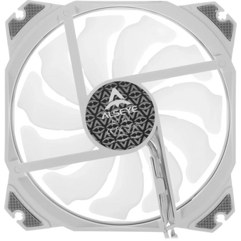  Вентилятор ALSEYE M120-PWA 120мм, 4-pin, 1700об/мин, 19.4 - 33.8 дБ, RGB, белый, Ret 