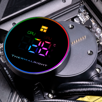  СВО Thermalright Frozen Magic 360 Digital ARGB Black V2 (TRFM360DABV2) / 3x120mm ARGB PWM Fans 