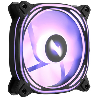  Вентилятор 1STPLAYER FB7R Black (FB7R-BK) / 120mm ARGB 3pin 5V PWM 4pin 12V 600-1800rpm 37.65cfm 38.67dBA / Bulk 