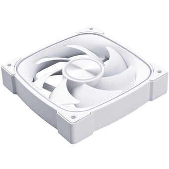  Вентилятор 1STPLAYER FN7 White (FN7-WH) / 120mm ARGB 3pin 5V PWM 4pin 12V 600-1800rpm 39.4cfm 28.95dBA / Bulk 