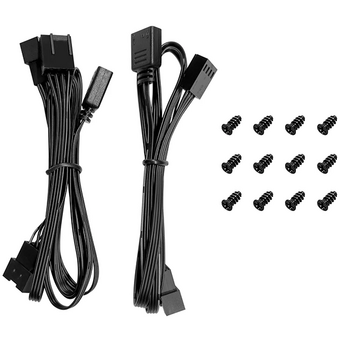  Вентилятор DEEPCOOL FL12R SE 3 IN 1 120x120x25мм Reverse (PWM, ARGB, черный, 400-1500об/мин) Color Box 