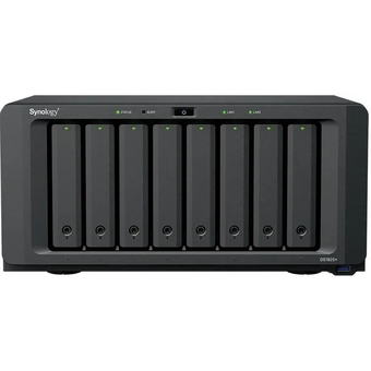  Сетевое хранилище Synology DS1825+ (8x2.5"/3.5" SATA, 2хM.2 2280 NVMe SSD, Ryzen V1500B/4x2.2GHz, 8GB DDR4, 2x2,5 Гбит/с) 