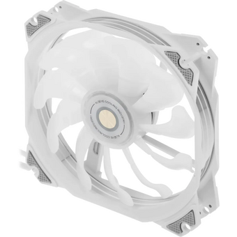  Вентилятор ALSEYE M120-PWA 120мм, 4-pin, 1700об/мин, 19.4 - 33.8 дБ, RGB, белый, Ret 