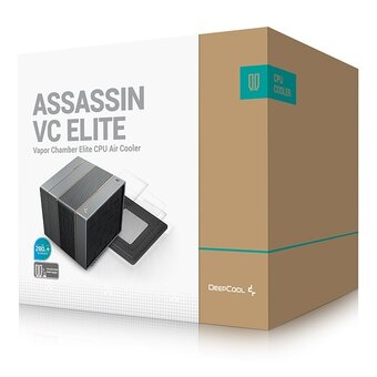  Кулер DEEPCOOL Assassin VC Elite LGA20XX/1851/1700/1200/115X/AM5/AM4 (TDP 300W, PWM, Dual Fan 140mm + 120mm, Dual Heatsink, 7 Heatpipe) 