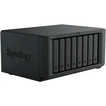  Сетевое хранилище Synology DS1825+ (8x2.5"/3.5" SATA, 2хM.2 2280 NVMe SSD, Ryzen V1500B/4x2.2GHz, 8GB DDR4, 2x2,5 Гбит/с) 