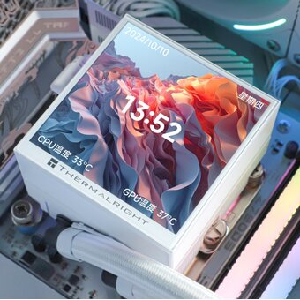  СВО Thermalright Hyper Vision 360 ARGB White / 3x120mm ARGB PWM Fans / TRHV360AW 